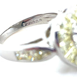 Oscar Heyman, 3.15 Carats Heart Diamond and Yellow Diamond Engagement Ring