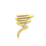 Paloma Picasso for Tiffany & Co. 18K Yellow Gold Zig Zag Scribble Brooch