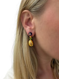 Bvlgari, Mediterranean Eden Diamond, Amethyst and Peridot Earrings, 18K