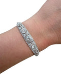 Art Deco Diamond Bracelet, Platinum