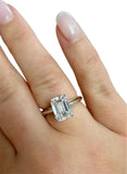 Tiffany & Co., 2.41 Carat Emerald Cut Diamond Engagement Ring