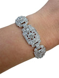 Art Deco Diamond Bracelet, Platinum