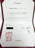 Cartier, Love Medium Model Bangle Bracelet, 18K White Gold, Size 18