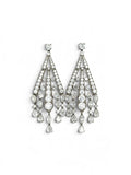 Vintage Diamond Chandelier Earrings, 16 Carats, Platinum