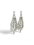 Vintage Diamond Chandelier Earrings, 16 Carats, Platinum