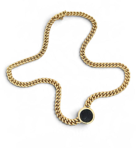 Vintage 1970's Bvlgari Monete Ancient Coin Necklace, 18K