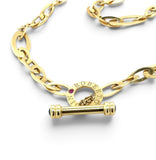 Roberto Coin, Yellow Gold Oval Link Toggle Necklace, 18K