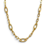 Roberto Coin, Yellow Gold Oval Link Toggle Necklace, 18K