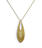 Roberto Coin, "Golden Gate" Yellow Gold and Diamond Pendant/ Necklace, 18K