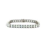 20.56 Carats Oval Cut Diamond Tennis Bracelet