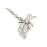 Rare Tiffany & Co. Platinum and Diamond Dragonfly Enhancer