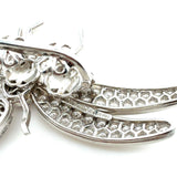 Rare Tiffany & Co. Platinum and Diamond Dragonfly Enhancer