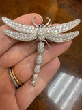 Rare Tiffany & Co. Platinum and Diamond Dragonfly Enhancer