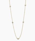 Roberto Coin, 18K Yellow Gold and Diamond Station Necklace