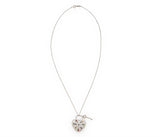 Tiffany & Co., Diamond And Multigem Heart Key Locket Pendant/Necklace