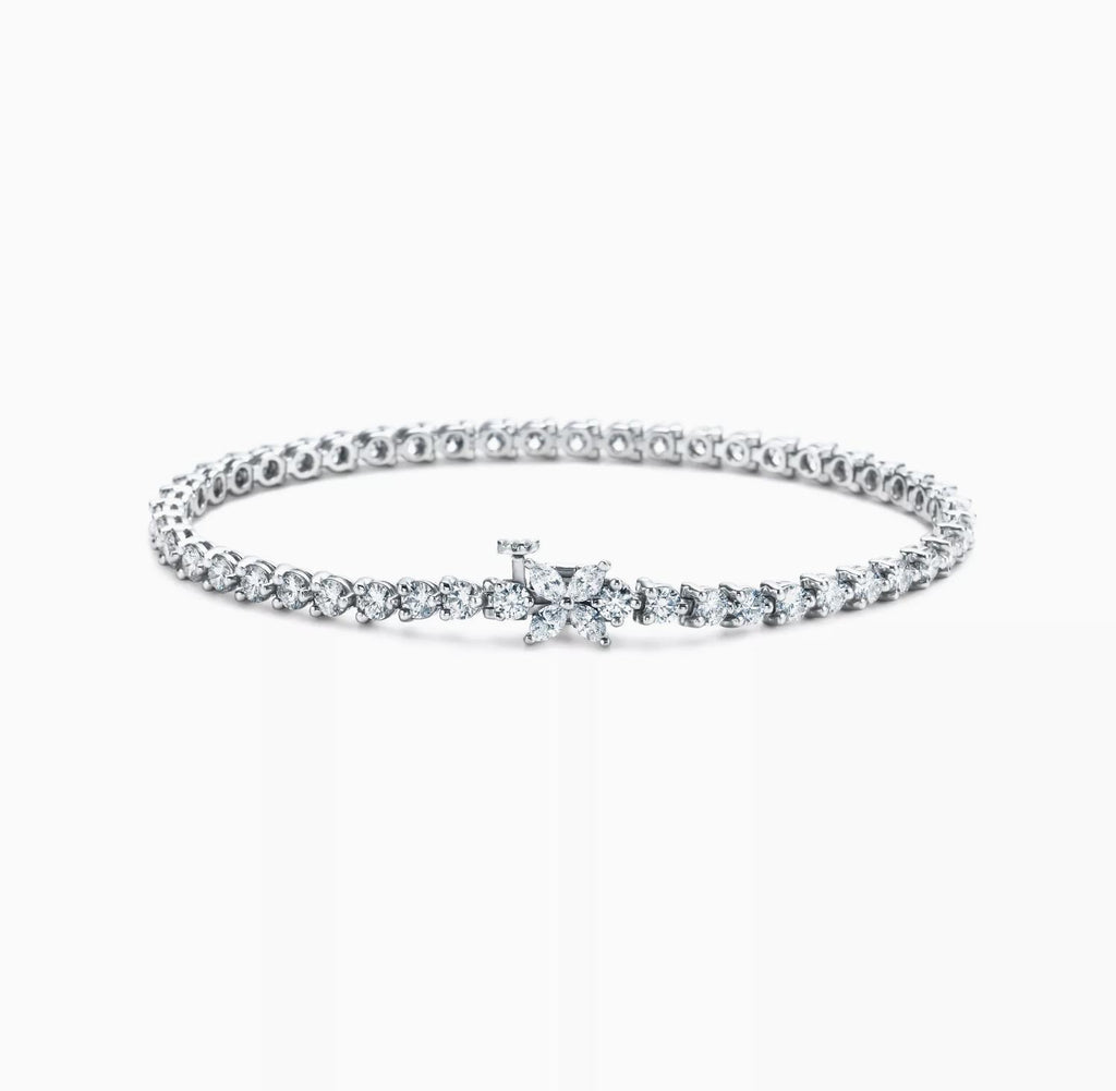 Tiffany & Co., Victoria 4.73 Carat Diamond and Platinum Bracelet