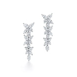 Tiffany & Co. Victoria Diamond Mixed Cluster Drop Earrings