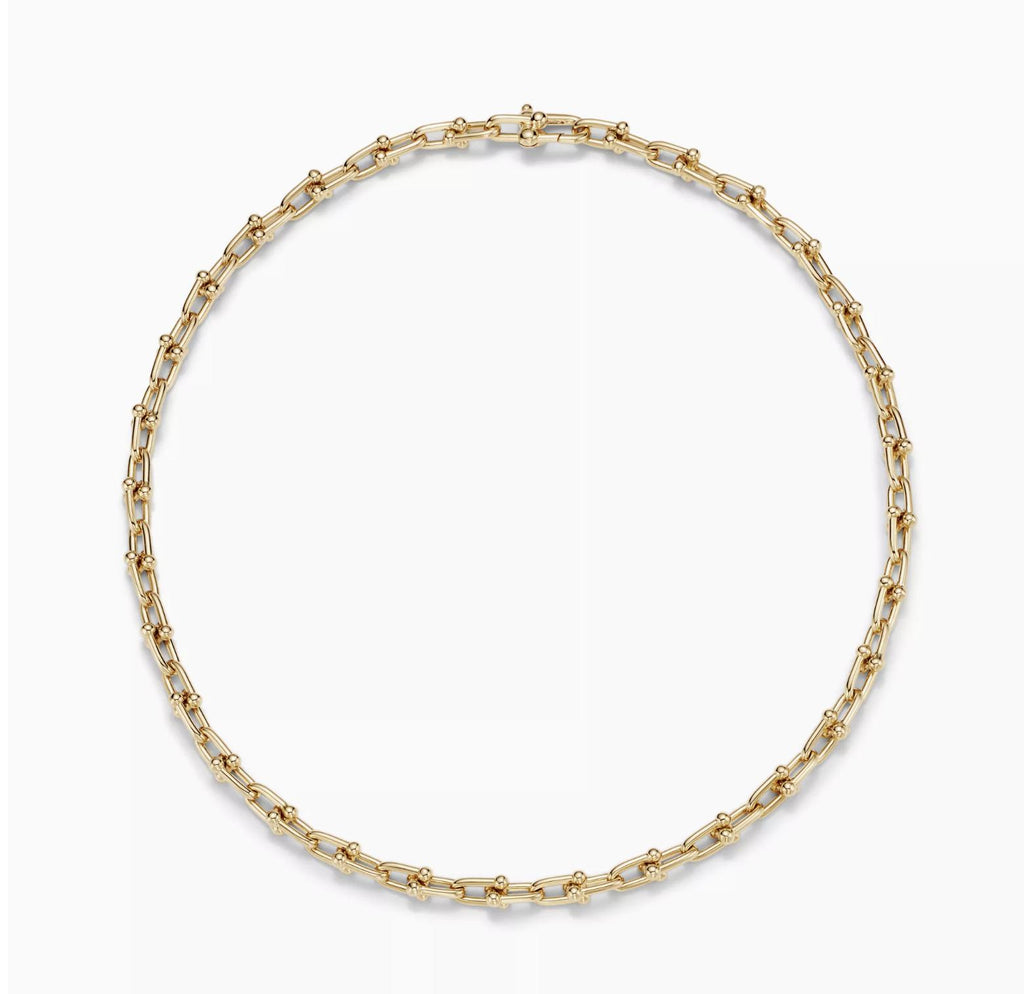 Tiffany & Co.  Hardwear 18K Yellow Gold Small Link Necklace