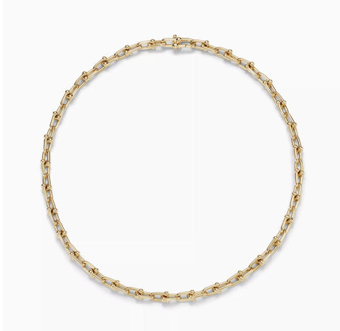 Tiffany & Co.  Hardwear 18K Yellow Gold Small Link Necklace