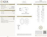 GIA 5.02 Carat Oval Brilliant Cut Diamond Engagement Ring