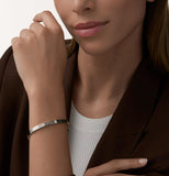 Cartier, Love Medium Model Bangle Bracelet, 18K White Gold, Size 18