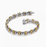 Schlumberger for Tiffany & Co. Sixteen Stone Diamond Bracelet, 7"
