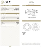 GIA Certified 3.03 Carat Round Brilliant Cut Diamond Engagement Ring