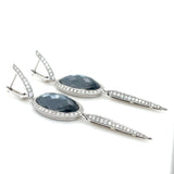 Stephen Webster, Hematite, Rock Crystal and Diamond Earrings