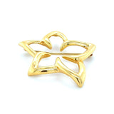 Tiffany & Co. 18K Yellow Gold Flower Star Brooch