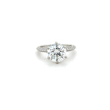 Tiffany & Co., 2.46 Carat Diamond Pavé Tiffany Engagement Ring