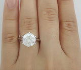 Tiffany & Co., 3.08 Carat Round Brilliant Cut Diamond Engagement Ring