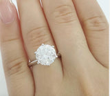 Tiffany & Co., 3.08 Carat Round Brilliant Cut Diamond Engagement Ring