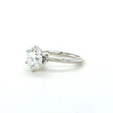 Tiffany & Co., 3.08 Carat Round Brilliant Cut Diamond Engagement Ring