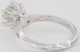 Tiffany & Co., 3.15 Carat Round Brilliant Cut Diamond Engagement Ring