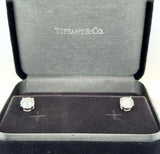 Tiffany & Co. 4.05 Carat Round Brilliant Cut Diamond Stud Earrings