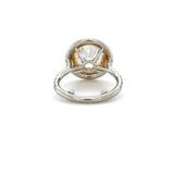 Tiffany & Co., 4.17 Carat Diamond and Pink Diamond Soleste Halo Engagement Ring
