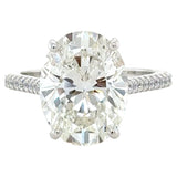 Tiffany & Co., 5.26 Carat Oval Brilliant Cut Diamond "Novo" Engagement Ring