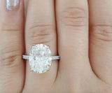Tiffany & Co., 5.26 Carat Oval Brilliant Cut Diamond "Novo" Engagement Ring