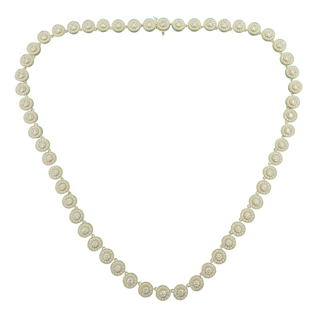 Tiffany & Co. Circlet 18 Karat Rose Gold and Diamond Necklace