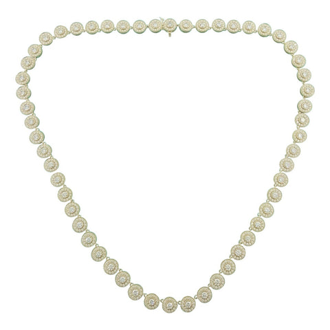 Tiffany & Co. Circlet 18 Karat Rose Gold and Diamond Necklace