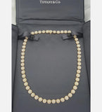 Tiffany & Co. Circlet 18 Karat Rose Gold and Diamond Necklace