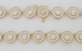 Tiffany & Co. Circlet 18 Karat Rose Gold and Diamond Necklace