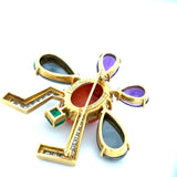 Tiffany & Co. Paloma Picasso Gemstone and Diamond Insect Brooch