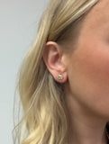 Tiffany & Co. Soleste Fancy Intense Yellow Diamond Earrings in Platinum & 18K