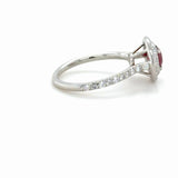 Tiffany & Co., Soleste Ruby and Diamond Ring Platinum