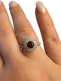 Tiffany & Co., Soleste Ruby and Diamond Ring Platinum