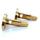 Tiffany & Co. Vintage 18K Yellow Gold and Onyx Cufflinks