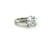 Tiffany & Co., 4.04 Carat Round Brilliant Diamond Engagement Ring