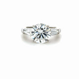 Tiffany & Co., 4.04 Carat Round Brilliant Diamond Engagement Ring