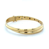 Tiffany & Co. Etoile Yellow Gold, Platinum and Diamond Bangle Bracelet